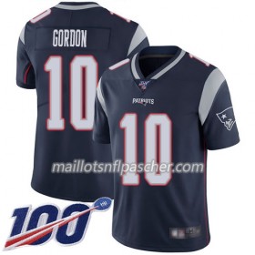 Maillot New England Patriots Josh Gordon 10 Nike Navy Bleu 100th - Homme
